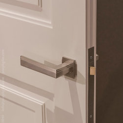 Joseph Giles DEWHURST Lever handles in brushed nickel - Door Handles