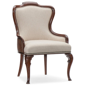 Hooker Furniture 6750-75600 Charleston 26"W Wood Framed Fabric - Maraschino