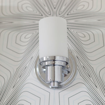 Geometric Chic Bathroom