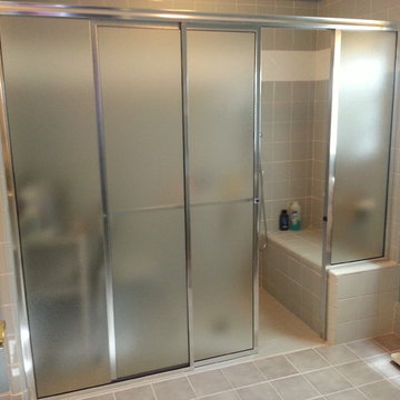 Sliding shower doors Frameless and Framed