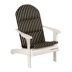 Hardwood Onyx Sunbrella Montauk Adirondack Chair Cushion - Outdoor Lounge Chairs