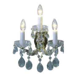 Inviting Home Inc. - Maria Theresa Crystal Sconce, Traditional Crystal - Wall Sconces