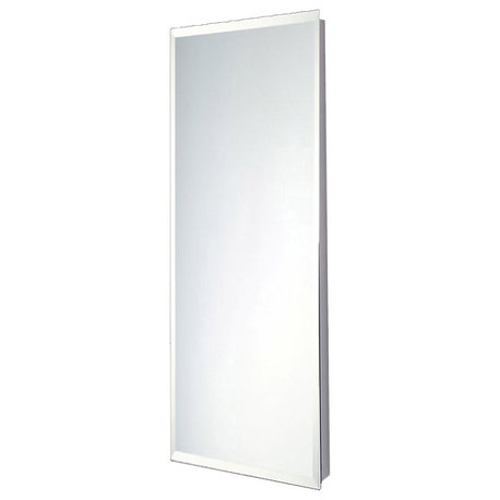 Corner Series Medicine Cabinet, 14"x36", Beveled Edge