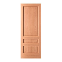 MA300 - MAHOGANY 3 PANEL SQUARE TOP INTERIOR DOOR (1-3/4") - Interior Doors