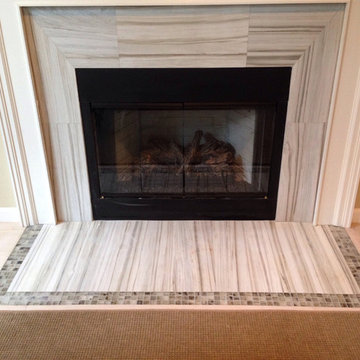 Teresa's White Fireplace