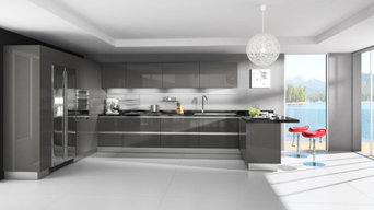 Kitchen remodel grey tones