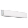 Sage 3000K LED 25" Bathroom Vanity Light in Chrome