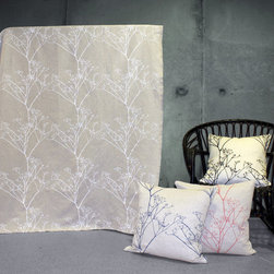 Printed Linen Curtain Fabrics - Drapery Fabric