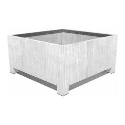 Glavanised Steel Vadim Cube Planter - Outdoor Plant Pots & Planters