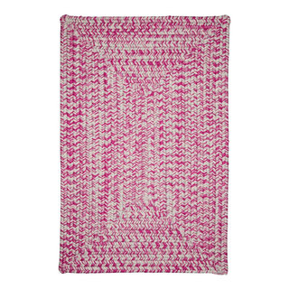 Catalina - Magenta 12' square, Square, Braided - Contemporary - Outdoor ...