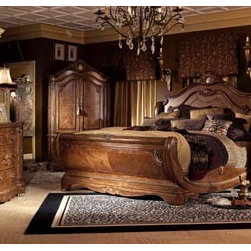 AICO Furniture - Cortina Queen Bedroom Set - 65050-28-5pc - Bedroom Furniture Sets
