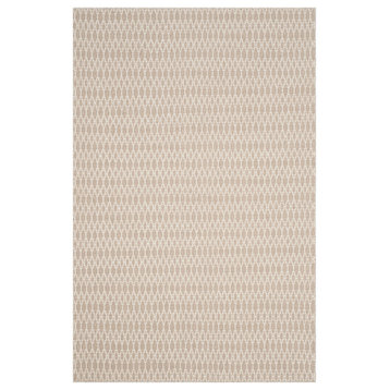 Safavieh Oasis Collection OAS432 Rug, Beige/Ivory, 6' X 9'