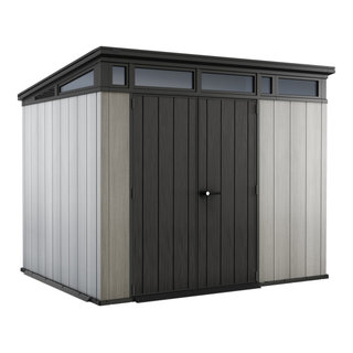 Double Wall Resin Outdoor Tool Storage Shed 70.5