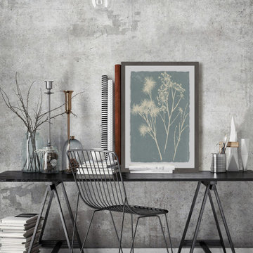 "Small Spray I" Framed Painting Print