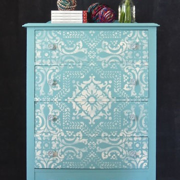 Lisboa Tile Stencil Projects