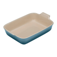 Le Creuset Stoneware Large Heritage Rectangular Dish, Marine