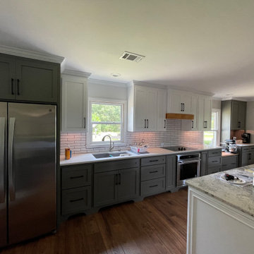 Lively Load-bearing Wall Removal with New Kitchen