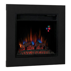 ClassicFlame - ClassicFlame 18-Inch SpectraFire Fireplace Insert & Flush Mount Conversion Kit - - Indoor Fireplaces