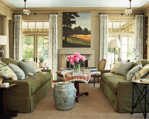 Avocado Green Cabinetry | Houzz