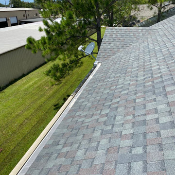 Gutter guards installed