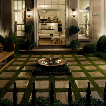 Landscape Lighting Courtyard