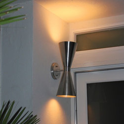 New Spun Aluminum Wall Sconce - Wall Sconces