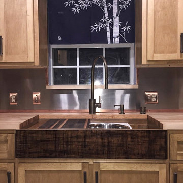 Custom Workstation Copper Farmhouse Sink