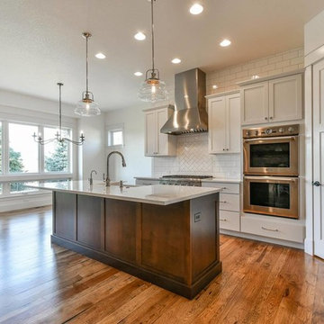 Contemporary Custom Build with Rustic Charm