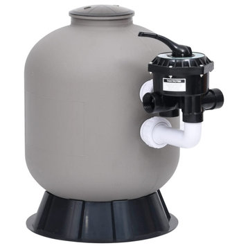 vidaXL Pool Sand Filter Above Ground Pool Filter with Side Mount 6-Way Valve