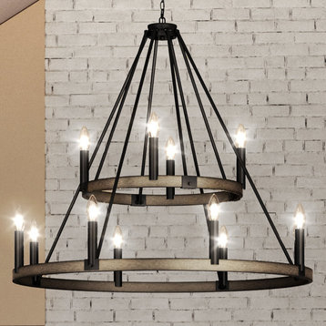 Luxury New Traditional Chandelier, Oil Rubbed Bronze, UEX2111