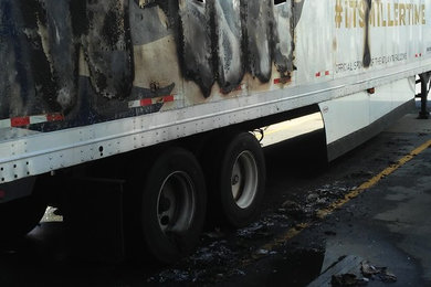 Trailer Fire Clean-up
