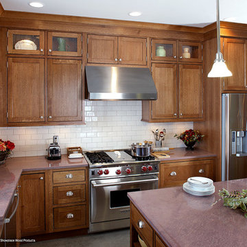 Door style: Pendleton Inset | Species: Quartersawn White Oak