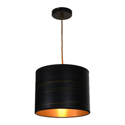 Storm | Dark Flex Drum Pendant - Pendant Lighting