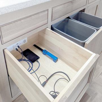 Kitchen In-Drawer Charging Outlets