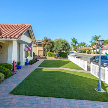 James and Faye's front and backyard