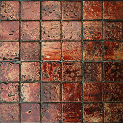 Maximo Glass Tile Etched A - Products