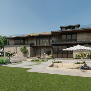 5.8-Kanal Farmhouse Design in Block-B, Gulberg Greens, Islamabad