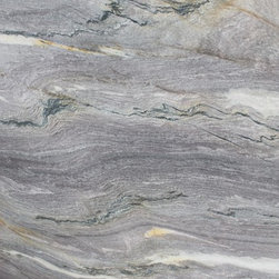 3cm Acquarella Polished Quartzite Close up - Kitchen Countertops