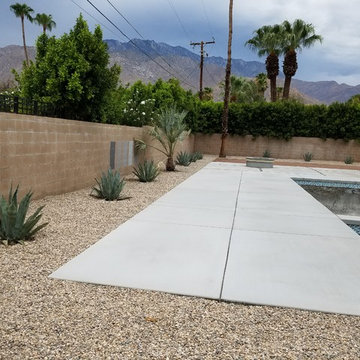 streamlined yard in Palm Springs
