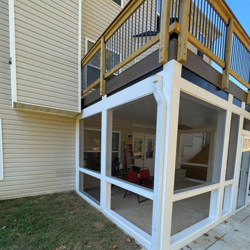 Deck with Underneath Screened Porch, Powder Springs GA
