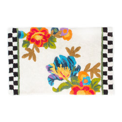 Flower Market Bath Mat | MacKenzie-Childs - Bath Mats