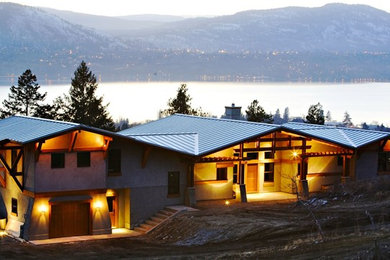 Trendy exterior home photo in Vancouver