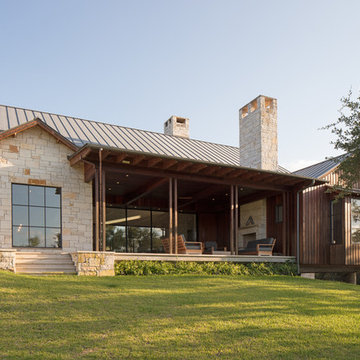 Inks Lake House porch