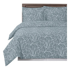 50 Most Por King Size Duvet Covers For 2018 Houzz Royal Tradition Ema Printed 100 Cotton Duvet Cover Set Gray And White