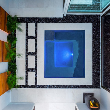 Black Pebble Courtyard