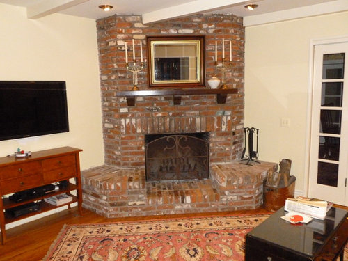 Built Ins Around A Corner Fireplace, How To Decorate Over A Corner Fireplace With Tv