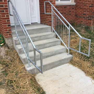 Balcony rails, handicap ramps, custom stairs, deck rails