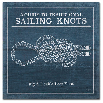 Mary Urban 'Vintage Sailing Knots V' Canvas Art, 18x18