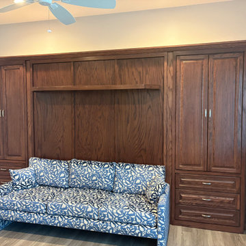 Mahogany Savona Murphy King Sofa Bed with Integrated Storage