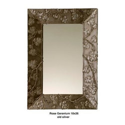Rose Geranium Decorative Mirror - Wall Mirrors